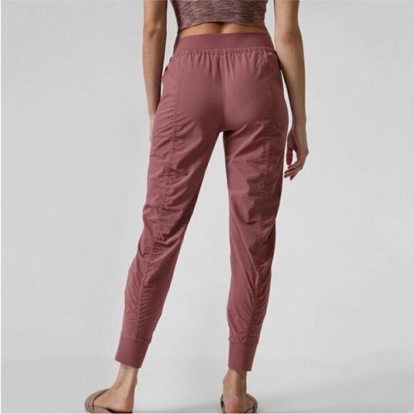 Athleta Attitude 2 Jogger Pants- Tawny Rose - Picture 3 of 9